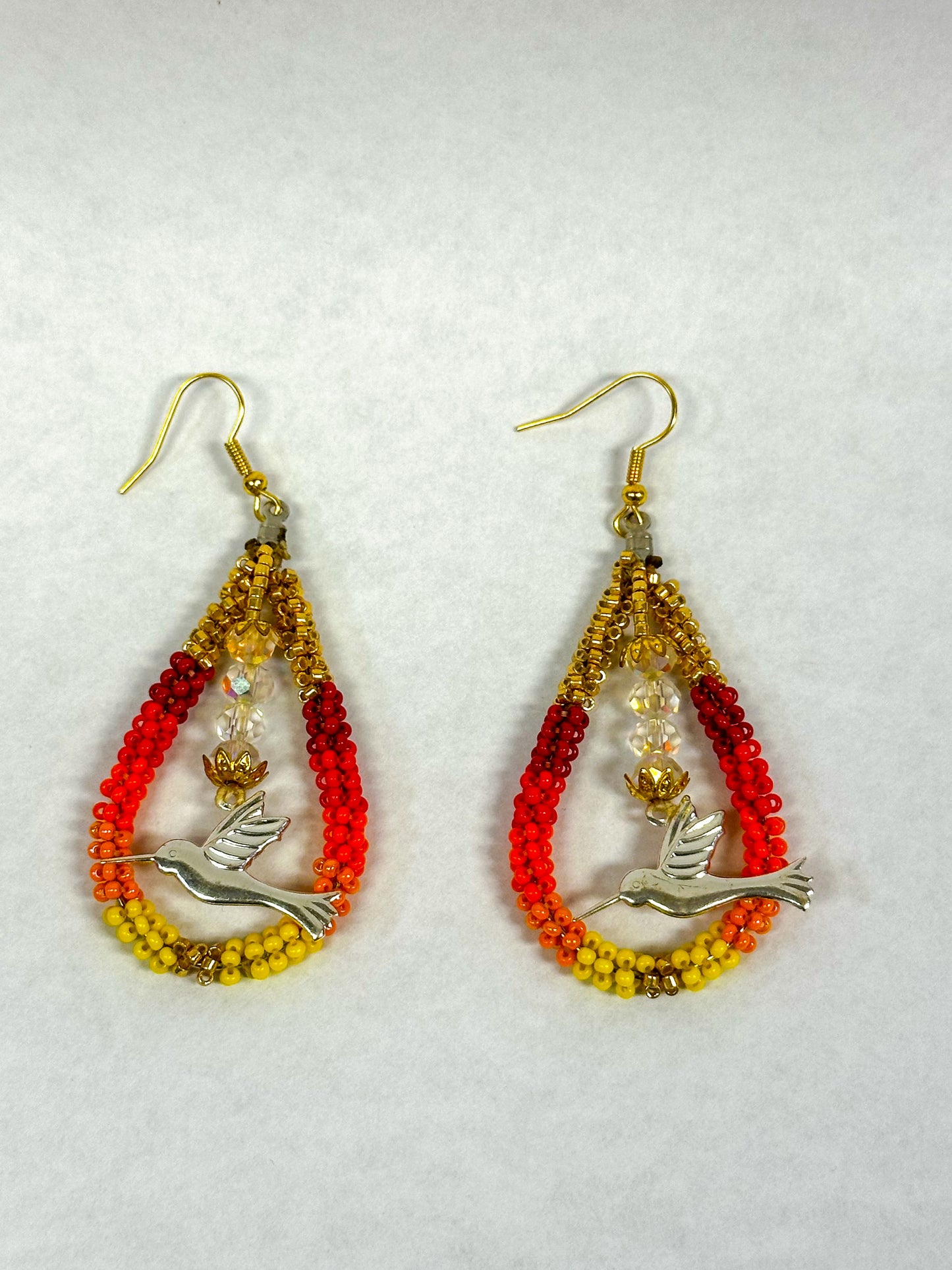 Hummingbird earrings